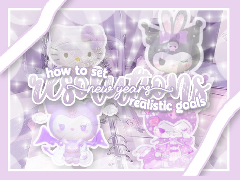 ▶〣 new years resolutions ✦⁺˳︎
