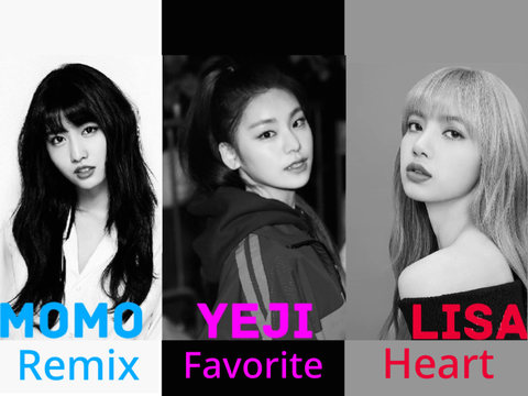 Momo VS Yeji VS Lisa remix