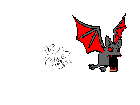 Cat Vs. Bat
