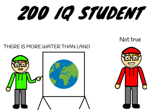 200 IQ STUDENT BE LIKE