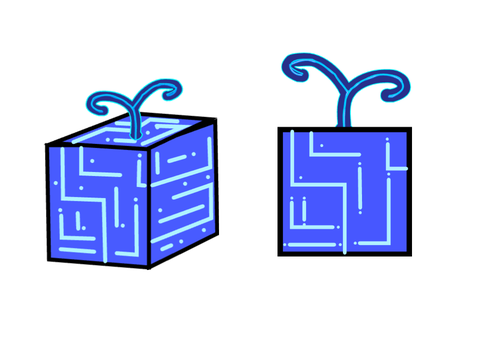 cyber fruit design