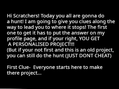 Hunt for a Personalised Project!