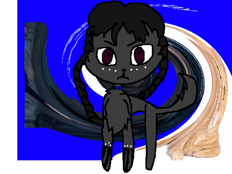 Wednesday Addams as a Cat?