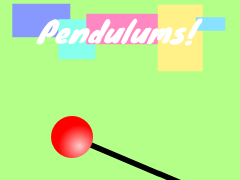 Pendulums! A project_jdm inspired project.