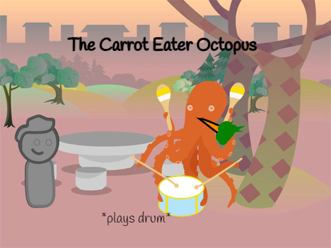 The Carrot Eater Octopus  #animations