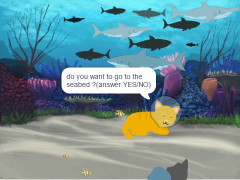 Scratchiversary Art Contest entry (ocean scene)