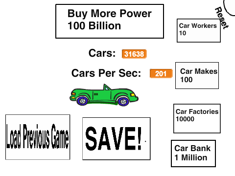 Car (Cookie) Clicker Preview! (Updates) 