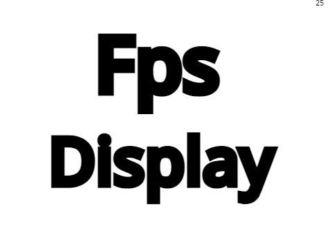 Fps display addon