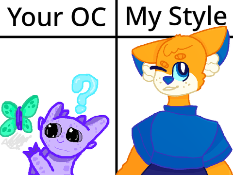 Remix and I'll Draw YOUR OC in MY STYLE! remix