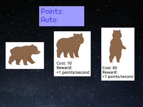 Bear clicker! ૮꒰⑅⸝⸝•ㅅ•⸝⸝꒱ა