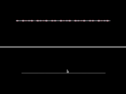 Visualizer osciloscope test