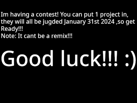 Contest for any project!!!