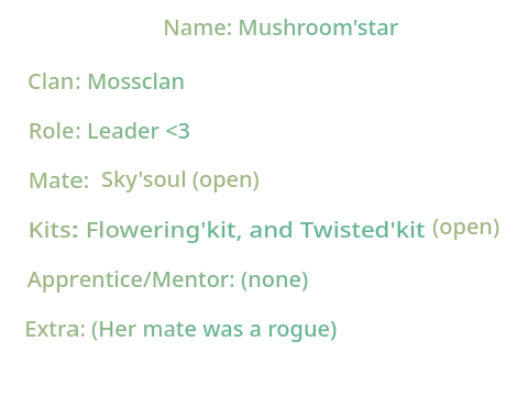 Mushroom'star (Mossclan)