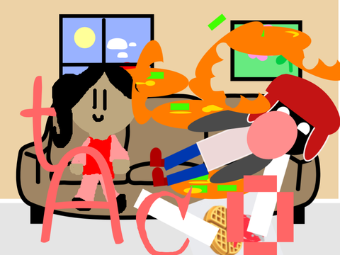me and grki and @savvidn eating talk-cos