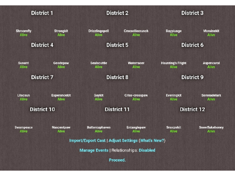 TFC Hunger Games Round 2
