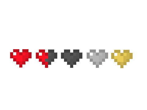 [Pixel Art] Hearts