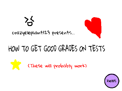 How to get a good grade on a test + study tips