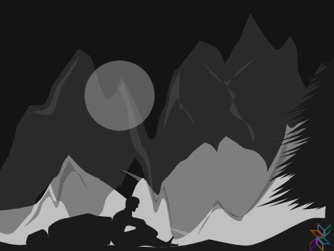 Lonely Night - Art : @-Zentric- II Entry