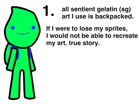 4 facts about [my process of creating] Sentient Gelatins