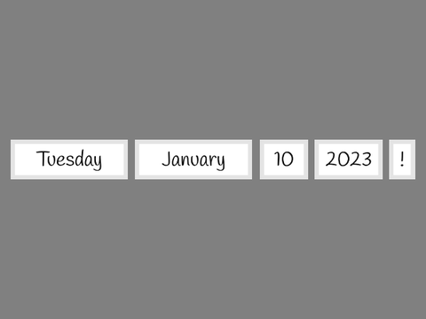 Name, Month Day Year