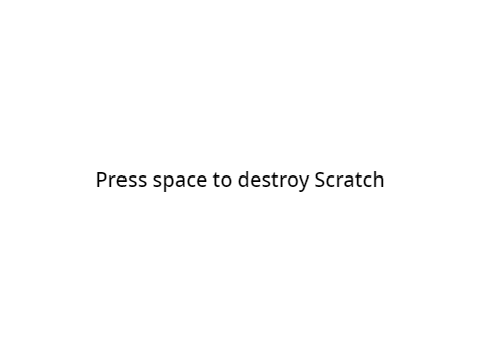 Press space..