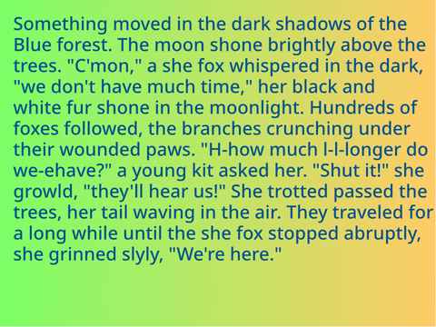 Five Fox Tails SHORT PROLOGUE