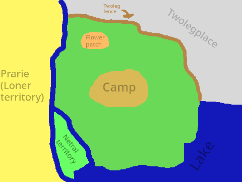 EchoClan territory map
