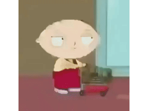 Stewie griffen falls down stairs 