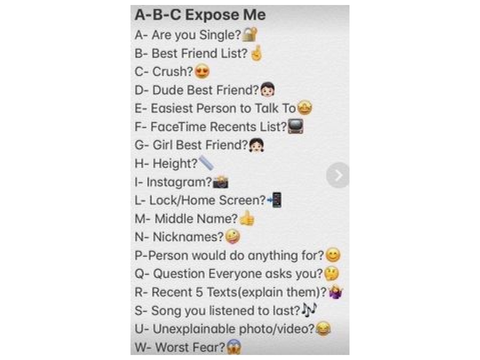 A-B-C exposing mah self 