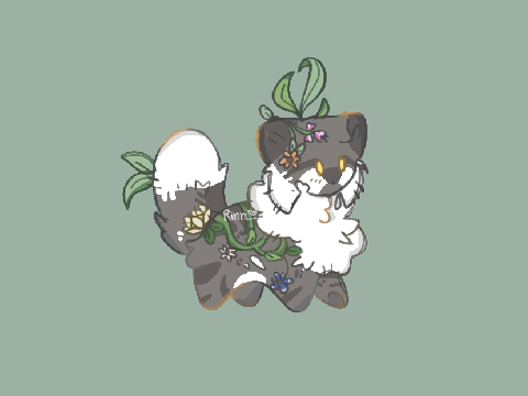 eveningkit | art trade w/@kitterzz
