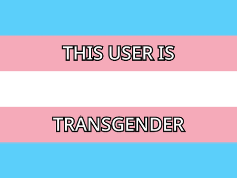 THIS USER IS TRANSGENDER remix