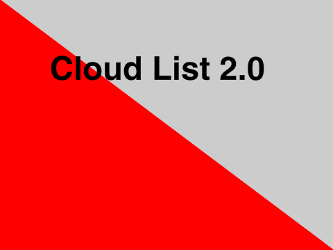 Cloud List 2.0 