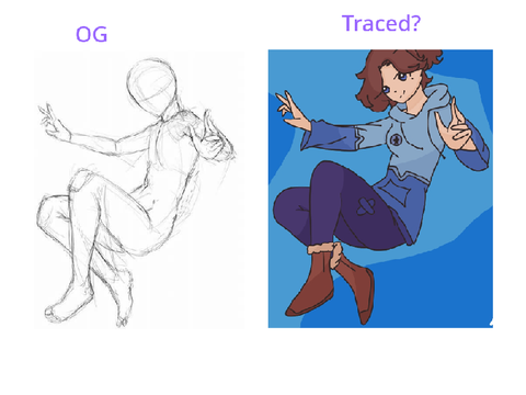 Traced art?