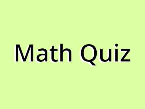 Math Quiz
