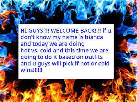 hot verses cold aesthetic <33