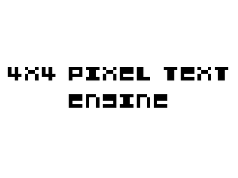 4x4 Text Engine