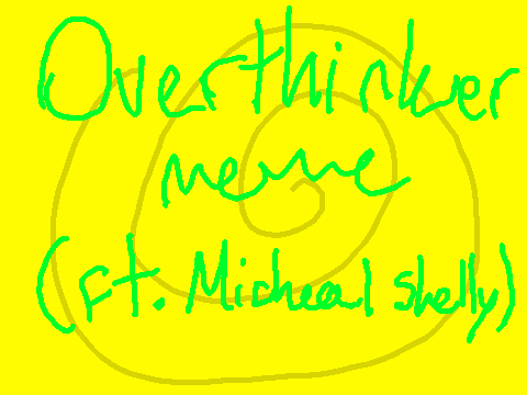 Overthinker meme (Ft. Michael Shelly) 