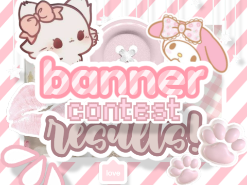 ♡ banner contest results (FR THIS TIME!) ♡