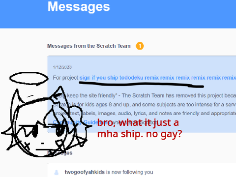 scratch team needs help