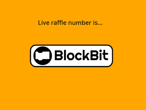 100 Blockbit raffle COST 5BB TO ENTER