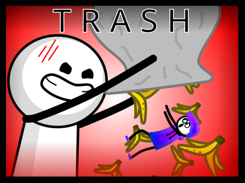 G A R B A G E| #Animation #All #Music #Stories #Sad #Funny #Short #Trash #Throw #Purple #JaderNader