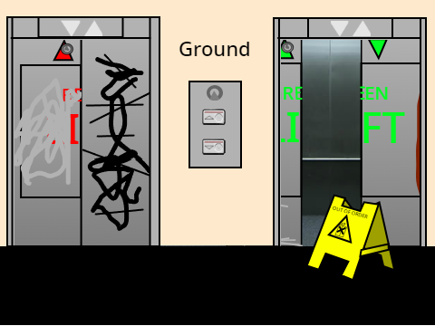 Alot Horribly Maintained Schindler M-Series lifts at the Science Bros Car Park in Moonage Mall remix