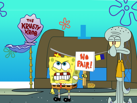KRUSTY KRAB IS UNFAIR