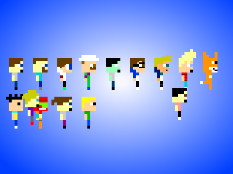 Parkour Master - Running Sprites (UNFINISHED GAME COLLAB)