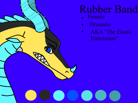 Rubber Band (Royalty) the SkyWing (OC)