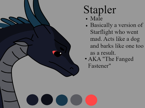  Stapler the NightWing OC
