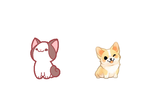 Pop-cat = 2 corgie = 1