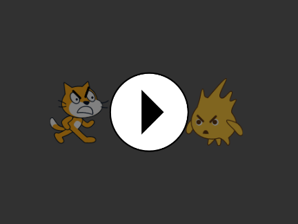 The fight against Gobo and Scratch Cat
