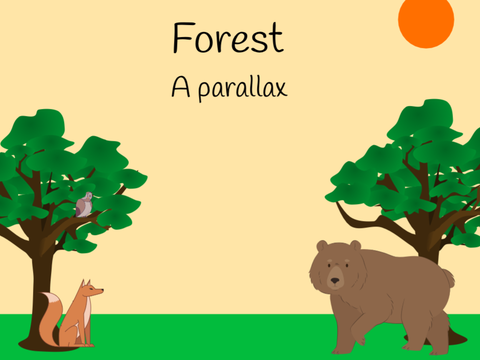 Forest - a parallax
