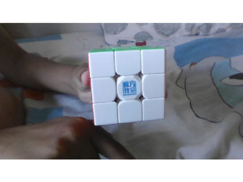Hand and cube reveal
